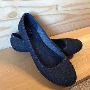 Dr. Scholl's Preppy Denim Fabric Flats